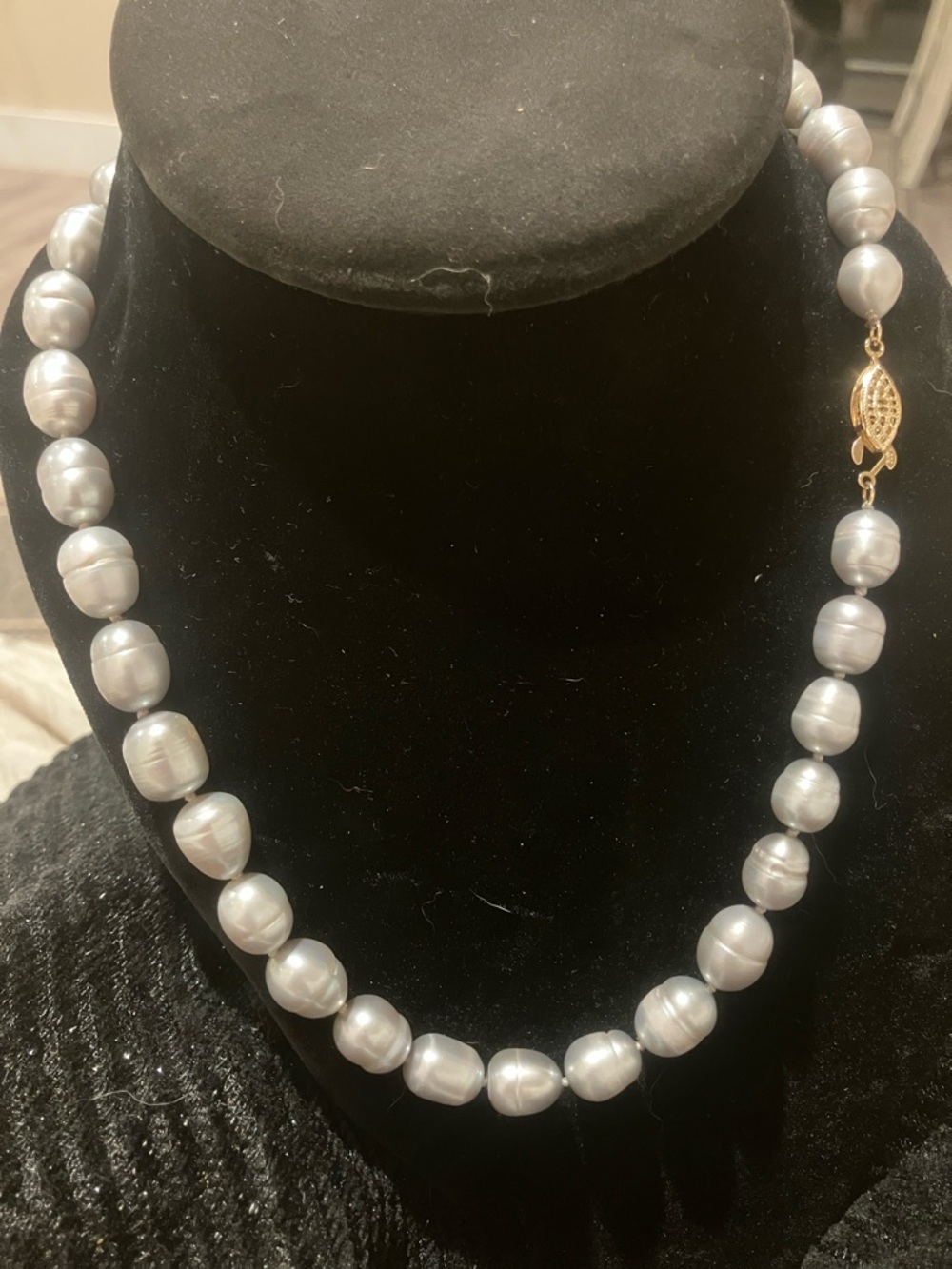 11-12mm South Sea Cultured Baroque Pearl Necklace